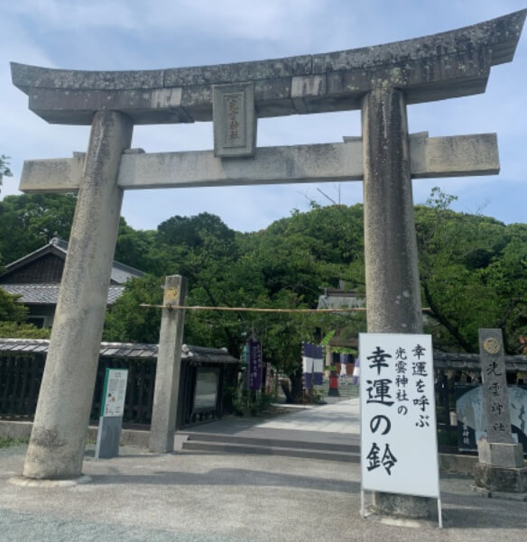 光雲神社の境内